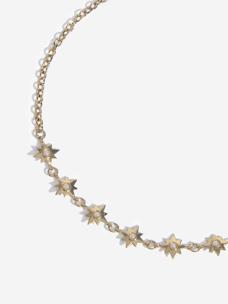 Westside Accessories Gold Star-Links Necklace