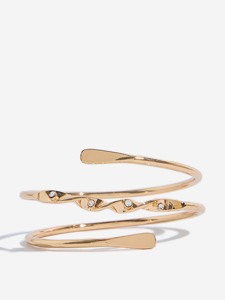 Westside Accessories Gold Twisted and Coiled Bracelet