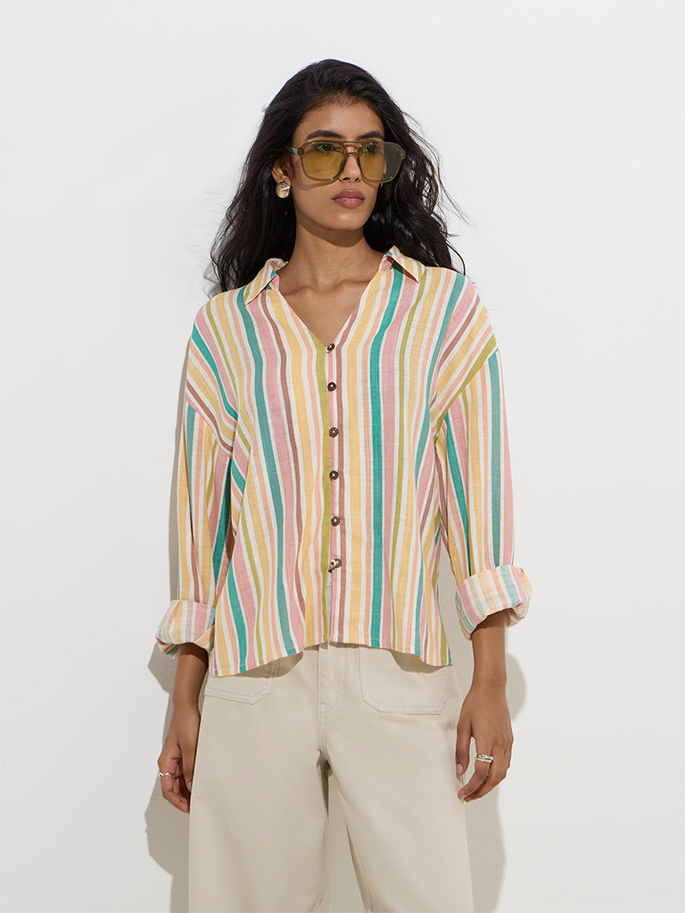 LOV Multicolour Striped Shirt