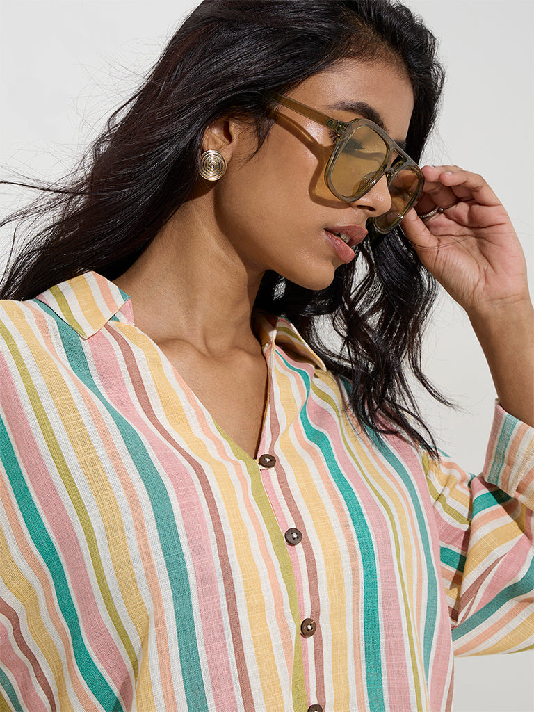 LOV Multicolour Striped Shirt