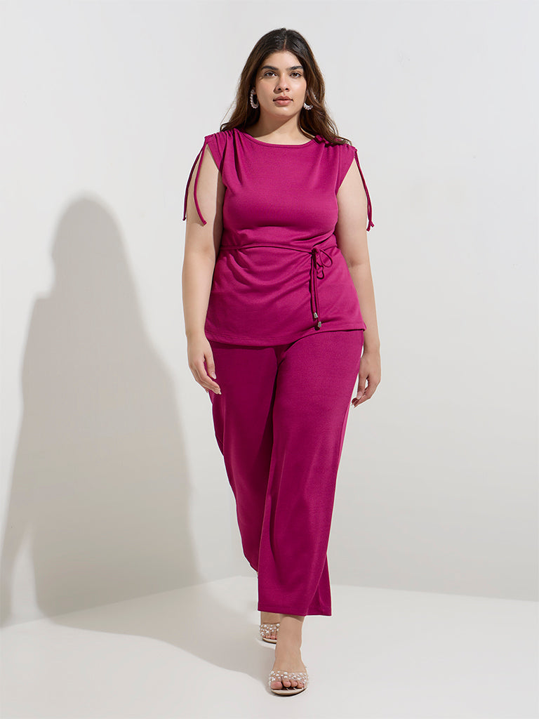 Gia Fuchsia Solid Top