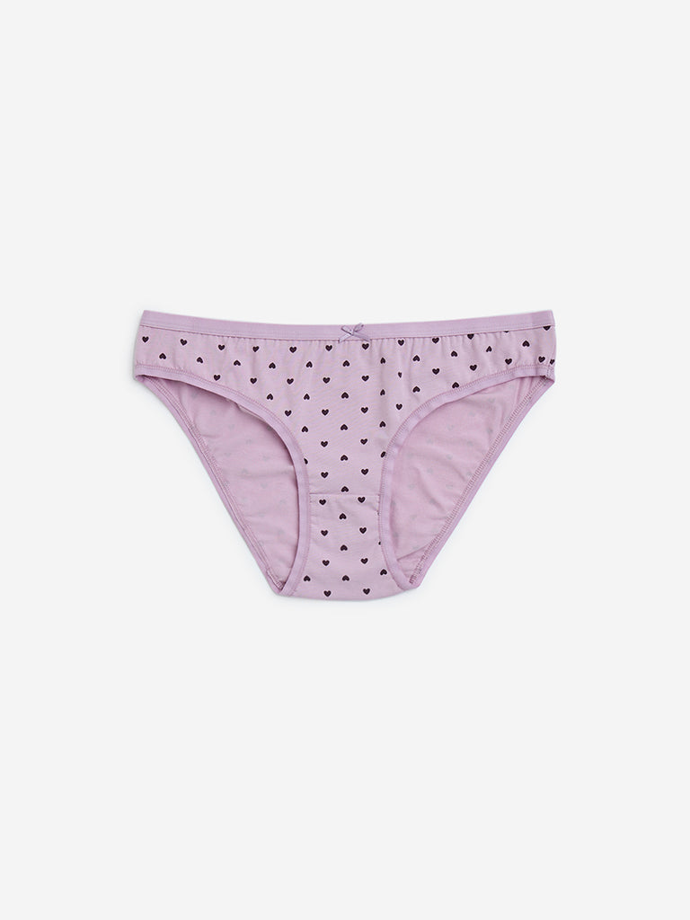 Panties, pack of 3 Girls Purple