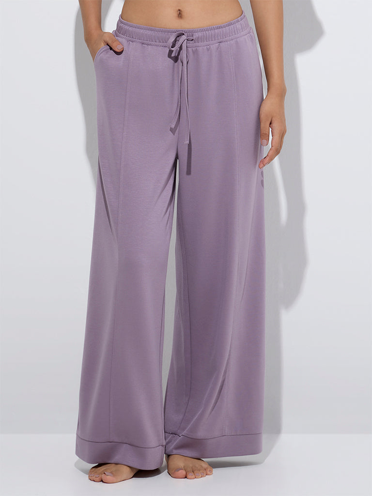 Wunderlove Violet High-Rise Lounge Pants