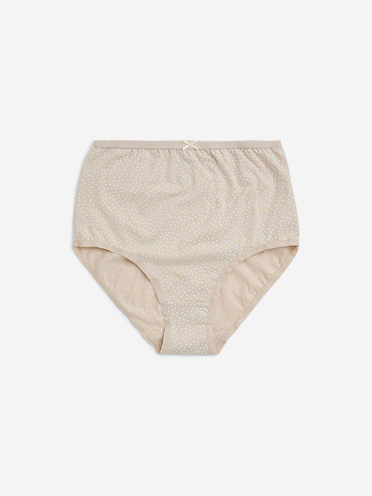Wunderlove 3-Pack Printed Cotton-Blend Full Briefs