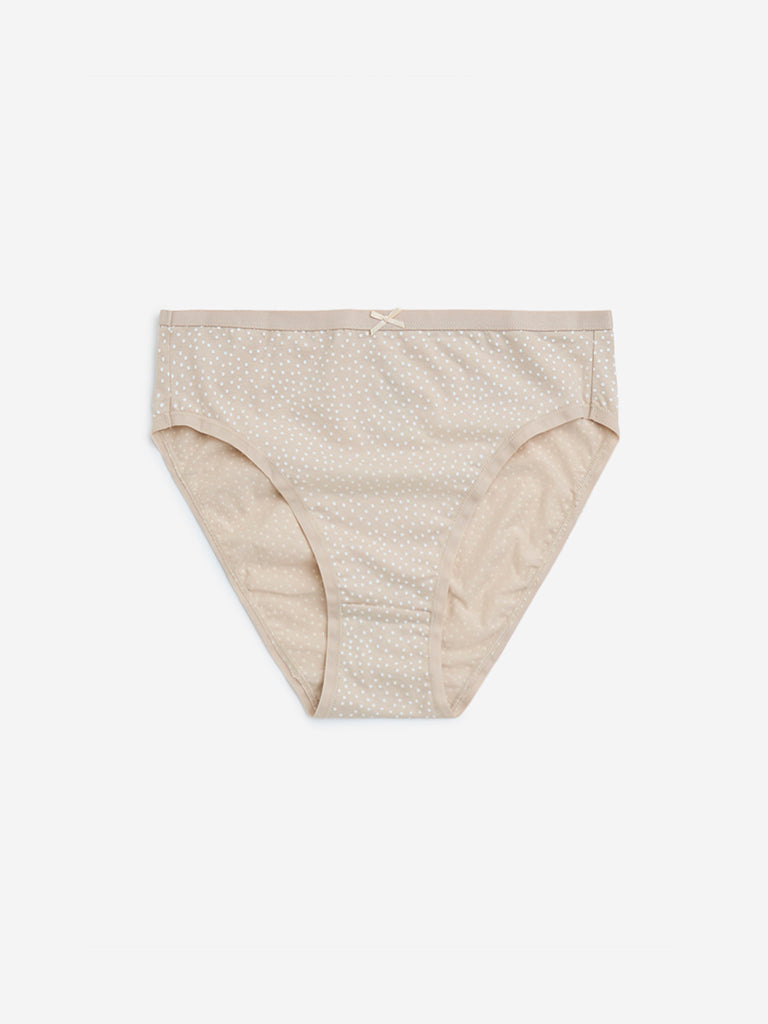 Wunderlove 3-Pack Printed Cotton-Blend Briefs