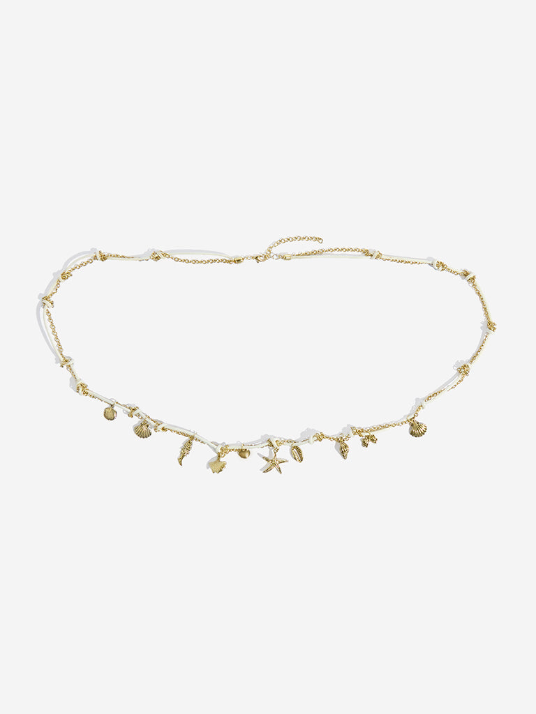 Westside Accessories Gold Sea Creature Charm Waist Chain