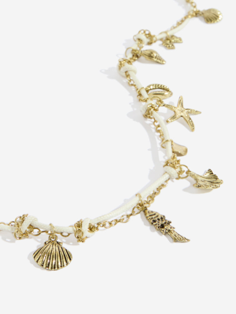 Westside Accessories Gold Sea Creature Charm Waist Chain