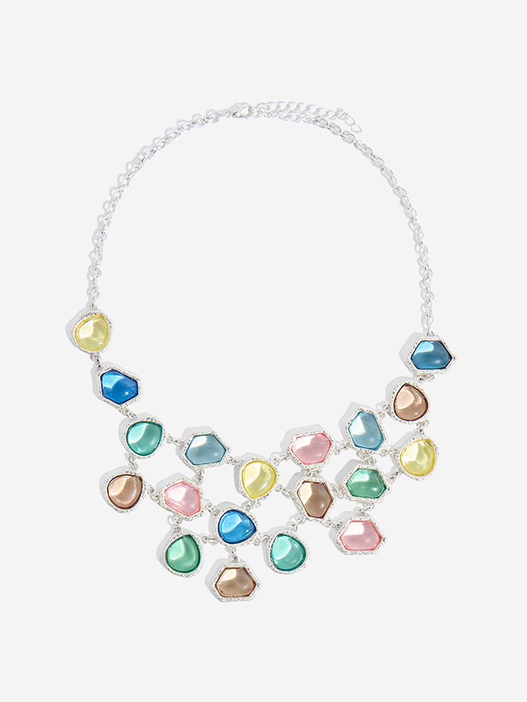 Westside Accessories Multicolour Gemstone Collar Necklace