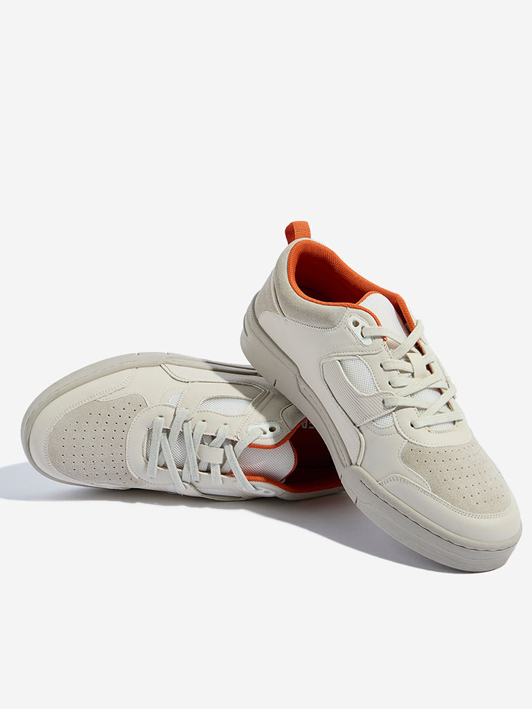Palesop ペールソップ Buy SOLEPLAY Off-White Perforated Lace-Up Sneakers from Westside