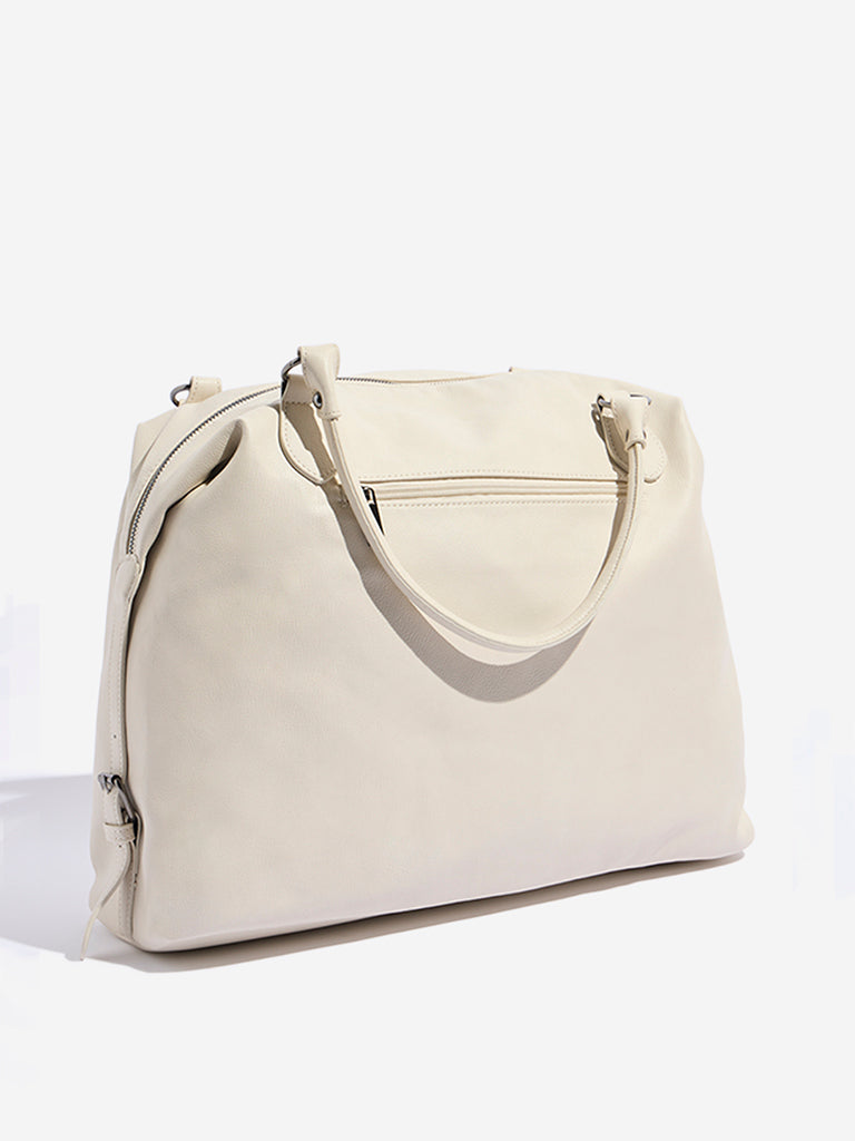 Westside Off-White Tassel-Detailed Tote Bag