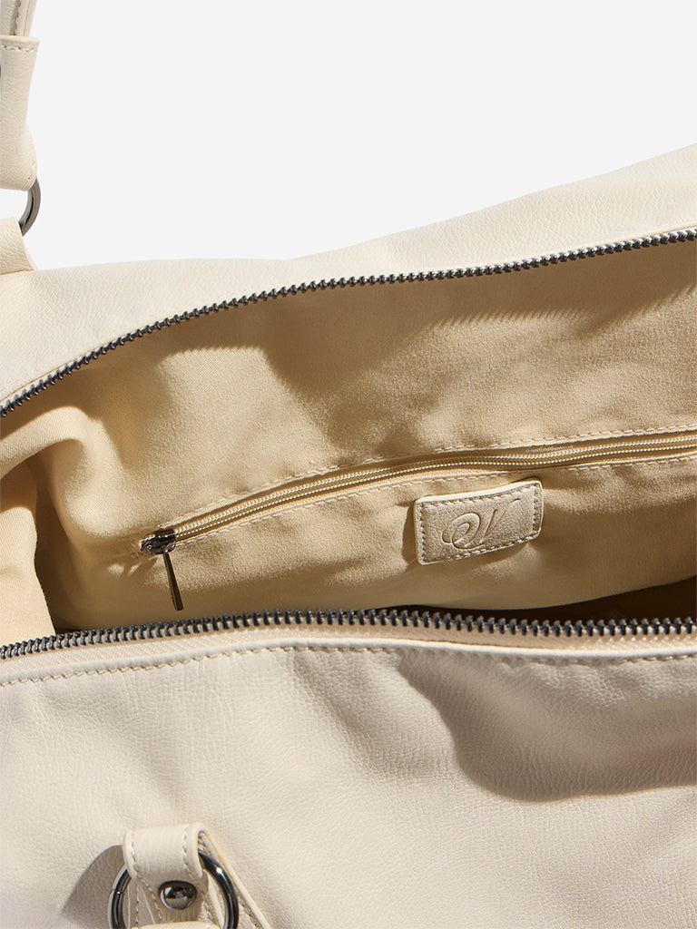 Westside Off-White Tassel-Detailed Tote Bag