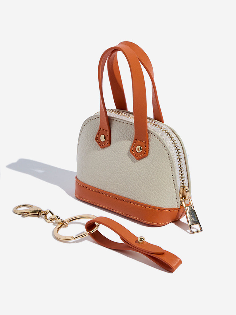 Westside Accessories Tan Mini Handbag Bag Charm