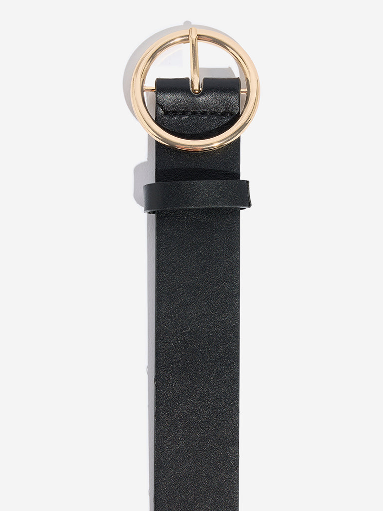 Westside Accessories Black O-Buckle Belt