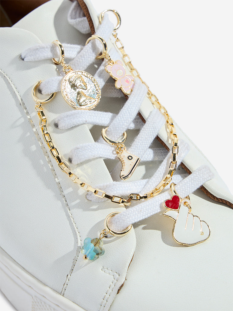 Westside Accessories Gold Young Multi Charms Set - Pack of 6