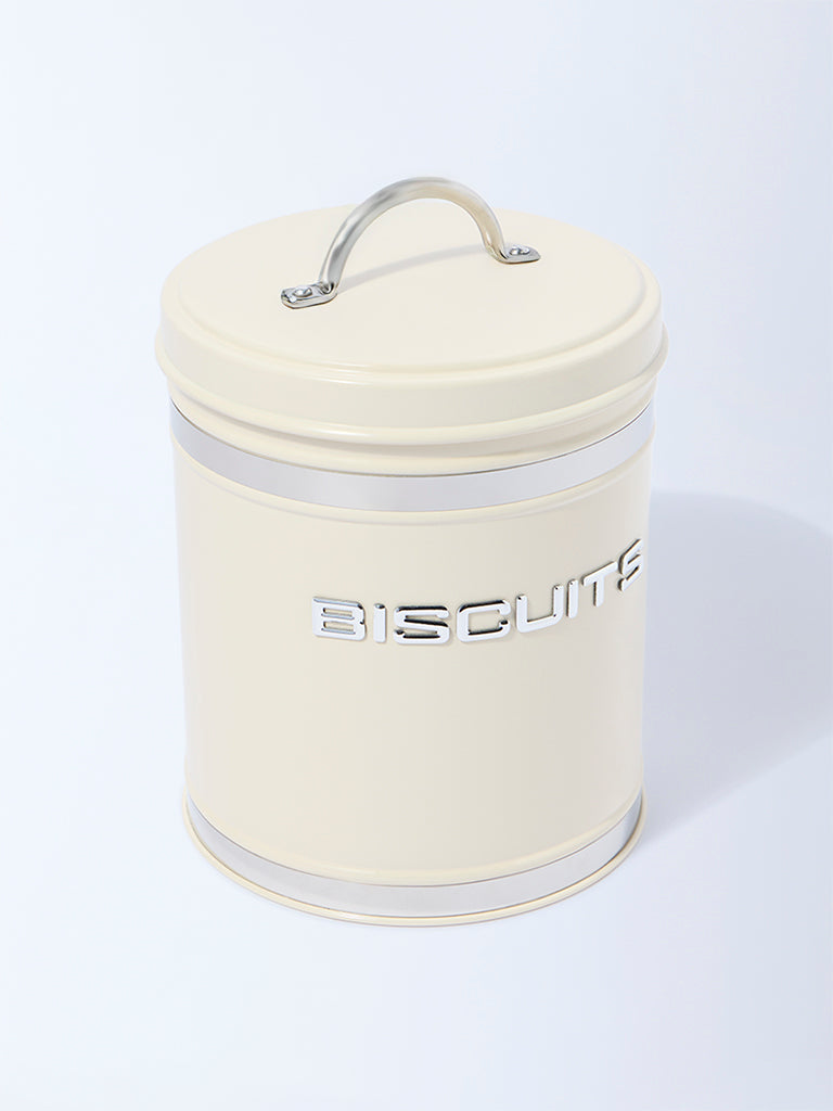 Westside Home Ivory Biscuits Storage Jar with Lid