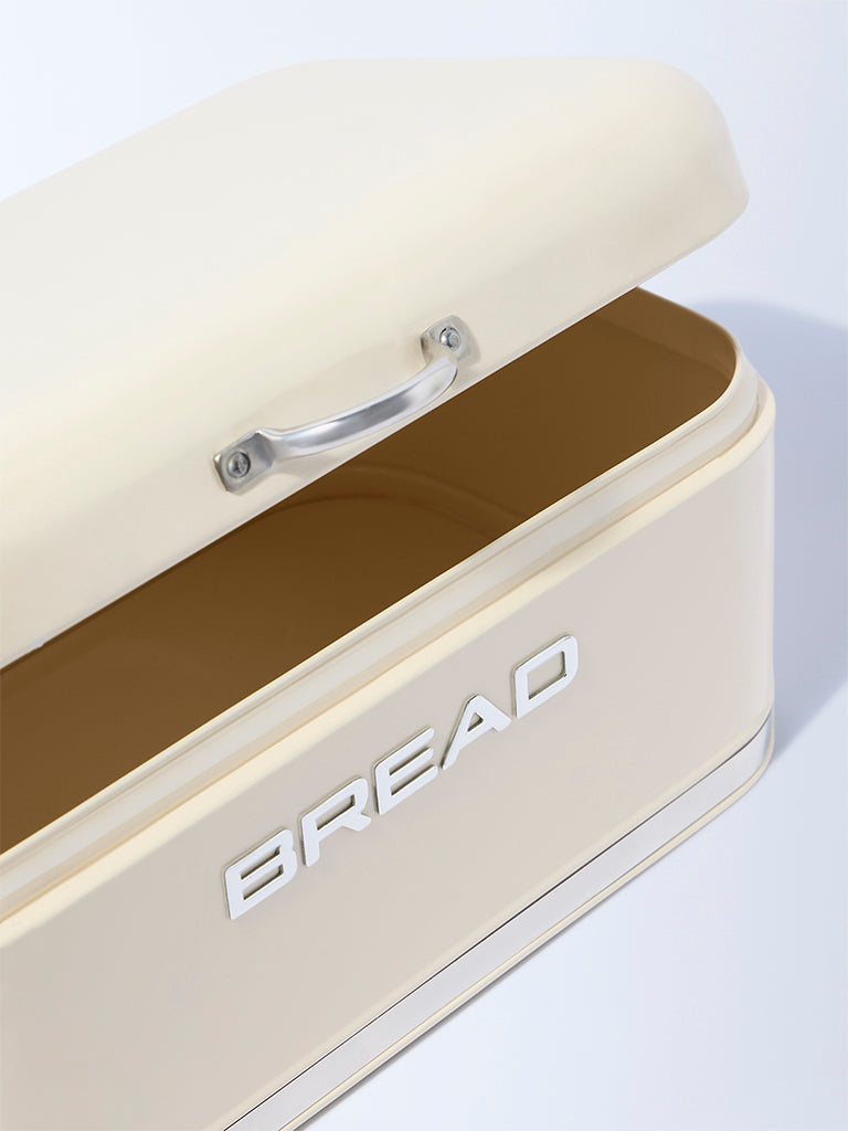 Westside Home Ivory Bread Box with Lid