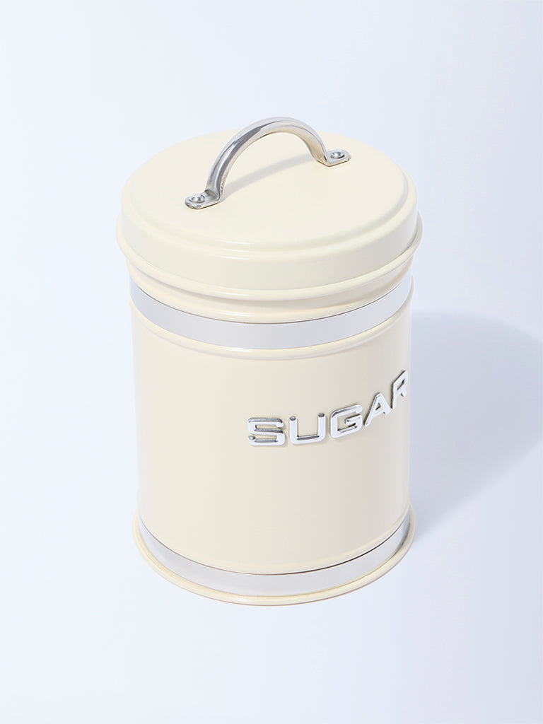Westside Home Ivory Sugar Storage Jar with Lid