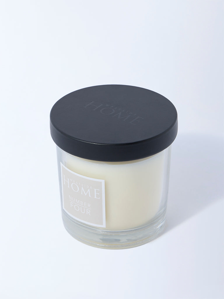 Westside Home Clear Lava Rock Scented Glass Candle