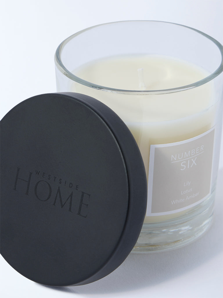 Westside Home Clear Noir Scented Glass Candle