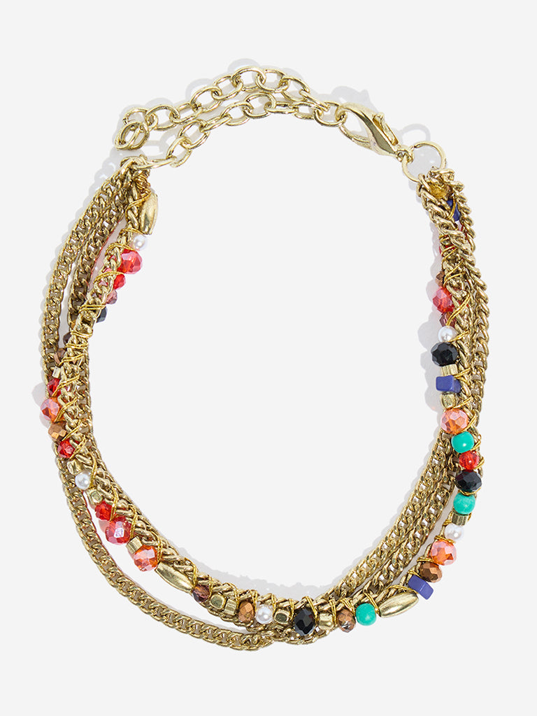 Westside Accessories Multicolour Beaded Bracelet