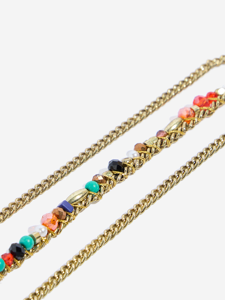 Westside Accessories Multicolour Beaded Bracelet
