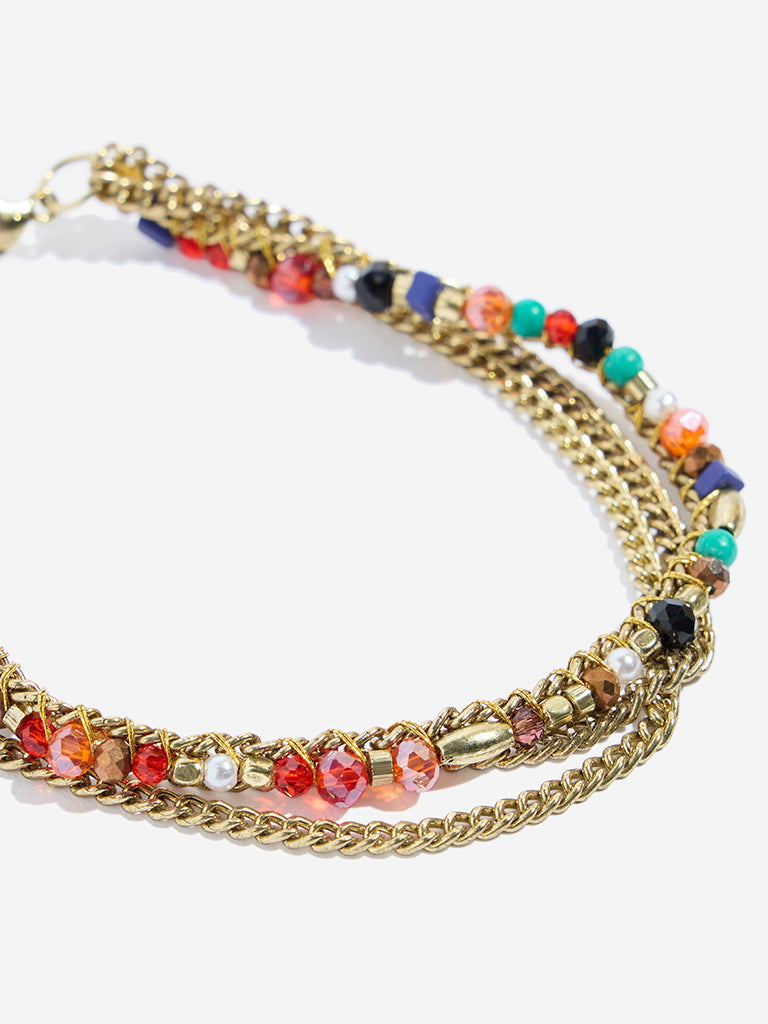 Westside Accessories Multicolour Beaded Bracelet