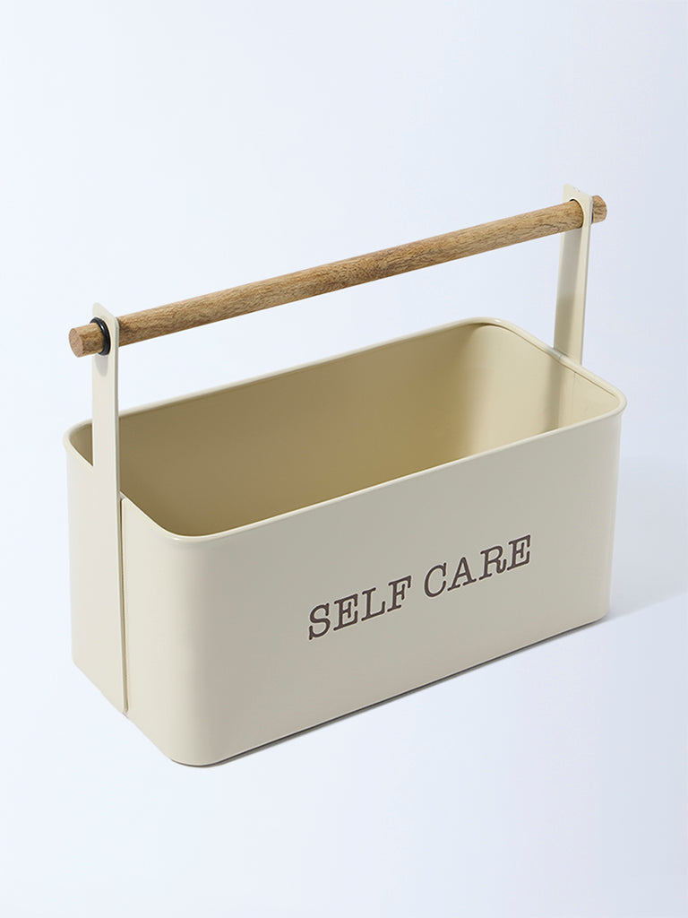 Westside Home Beige Self-Care Caddy