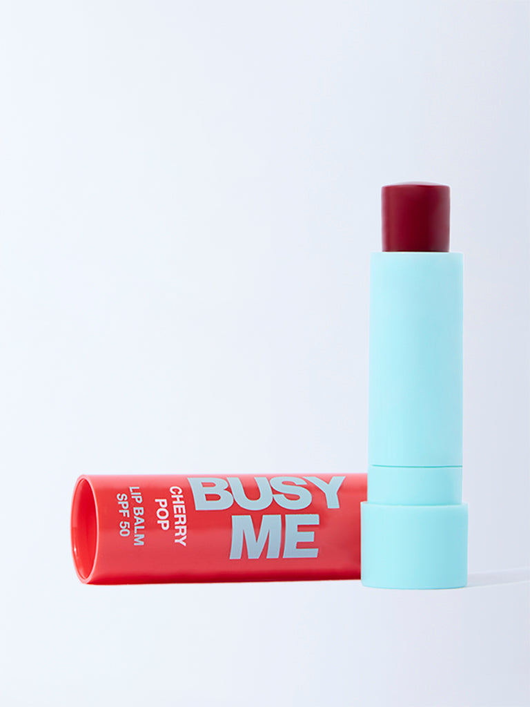 Studiowest Busy Me Cherry Pop Lip Balm with SPF 50 - 4.5 gm