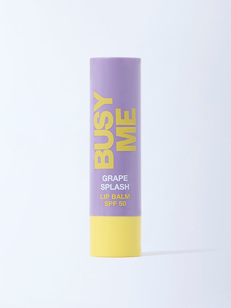 Studiowest Busy Me Grape Splash Lip Balm with SPF 50 - 4.5 gm