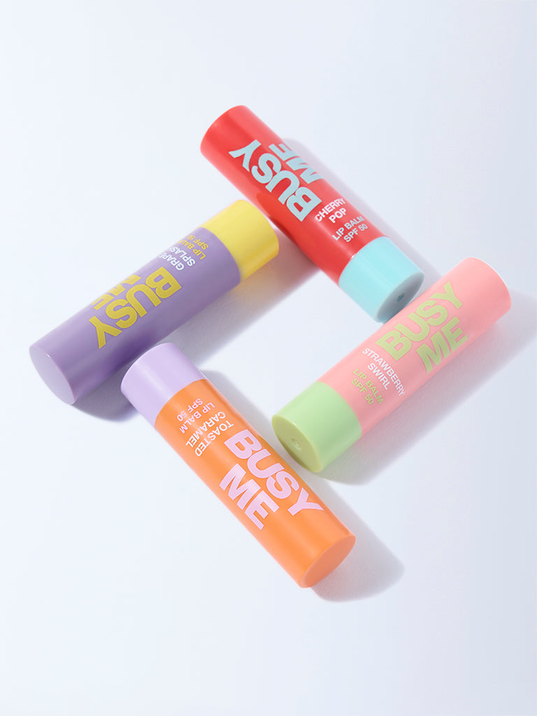 Studiowest Busy Me Grape Splash Lip Balm with SPF 50 - 4.5 gm
