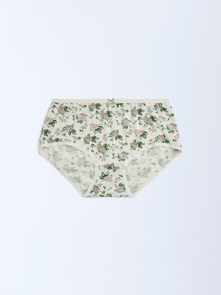 Wunderlove 3-Pack Printed Cotton-Blend Briefs