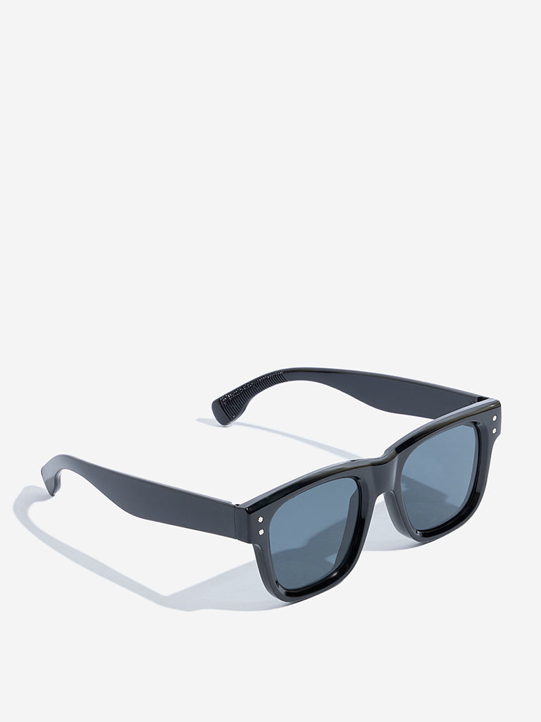 Westside Accessories Black Wayfarer Sunglasses with Pouch