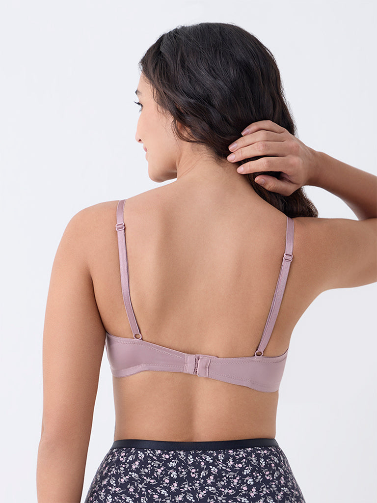 Wunderlove Mauve Padded Bra - Pack of 2
