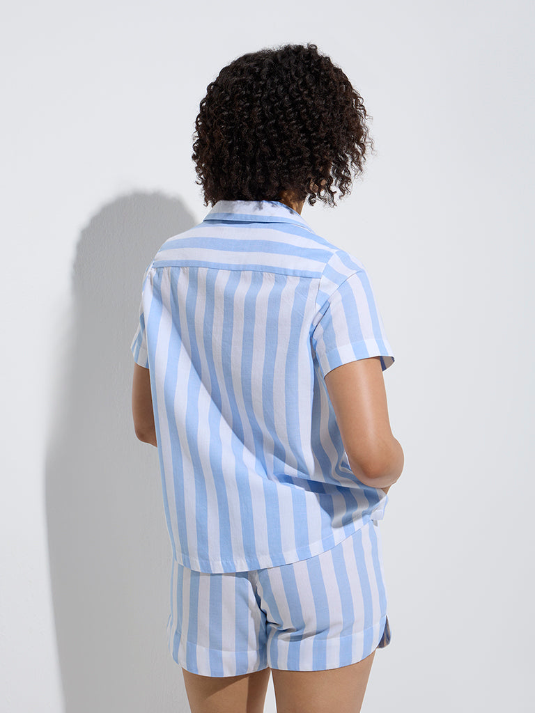 Lounge Shorts Back The Blue Shorts Van Heusen Women Functional