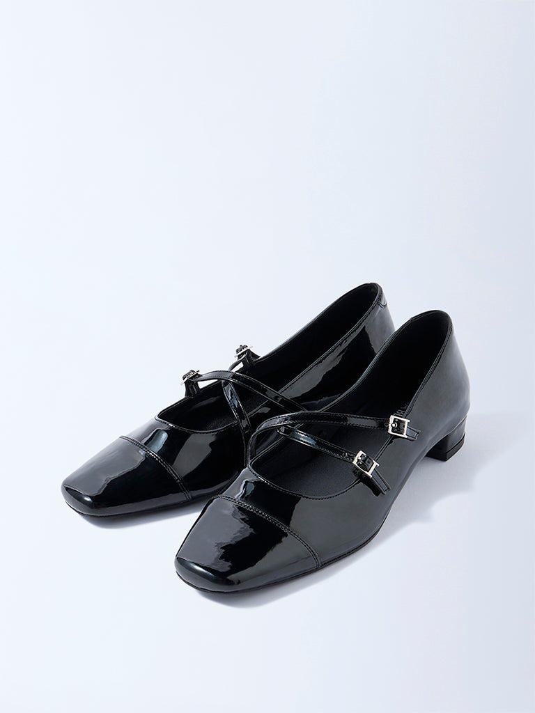 LUNA BLU Black Mary Jane Shoes