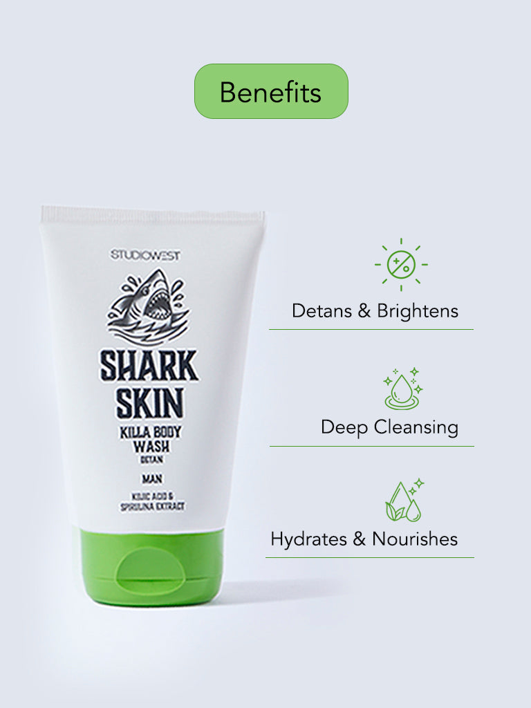 Studiowest Shark Skin Killa Detan Body Wash - 100 ml