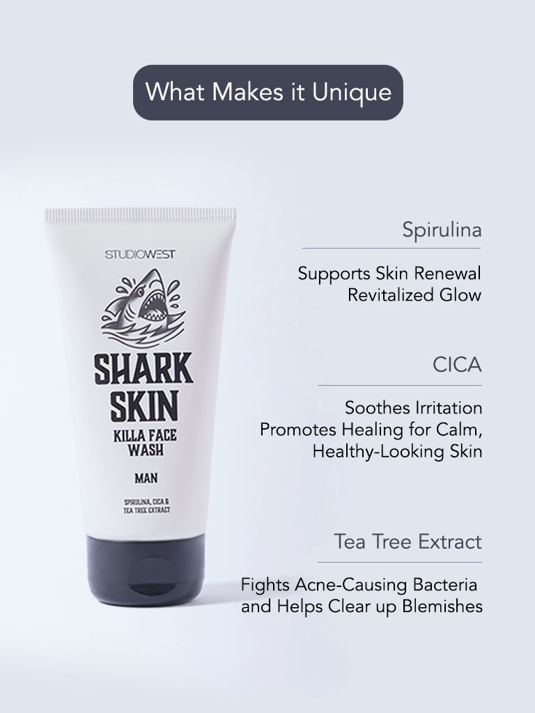 Studiowest Shark Skin Killa Face Wash - 50 gm