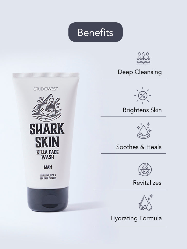 Studiowest Shark Skin Killa Face Wash - 50 gm