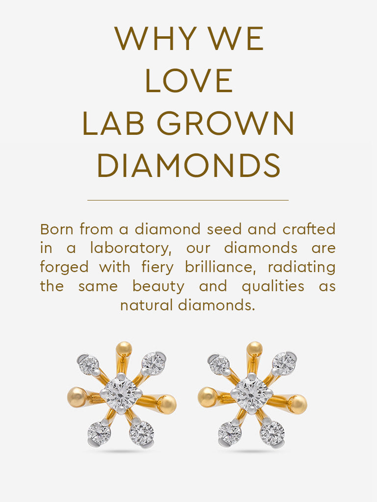 Westside X Pome Cluster Lab Diamond Stud Earrings