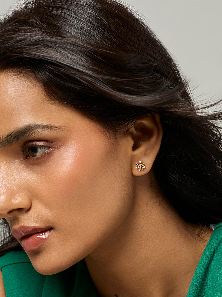 Westside X Pome Cluster Lab Diamond Stud Earrings