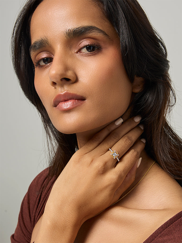 Westside X Pome Sculpted Lab Diamond Ring