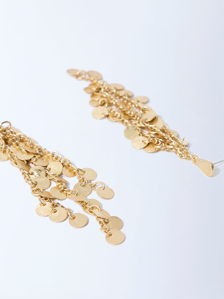 Westside Accessories Gold Dangler Earrings