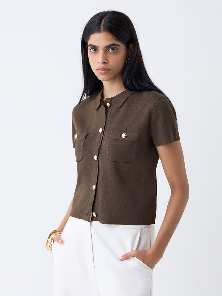 Wardrobe Olive Solid Top