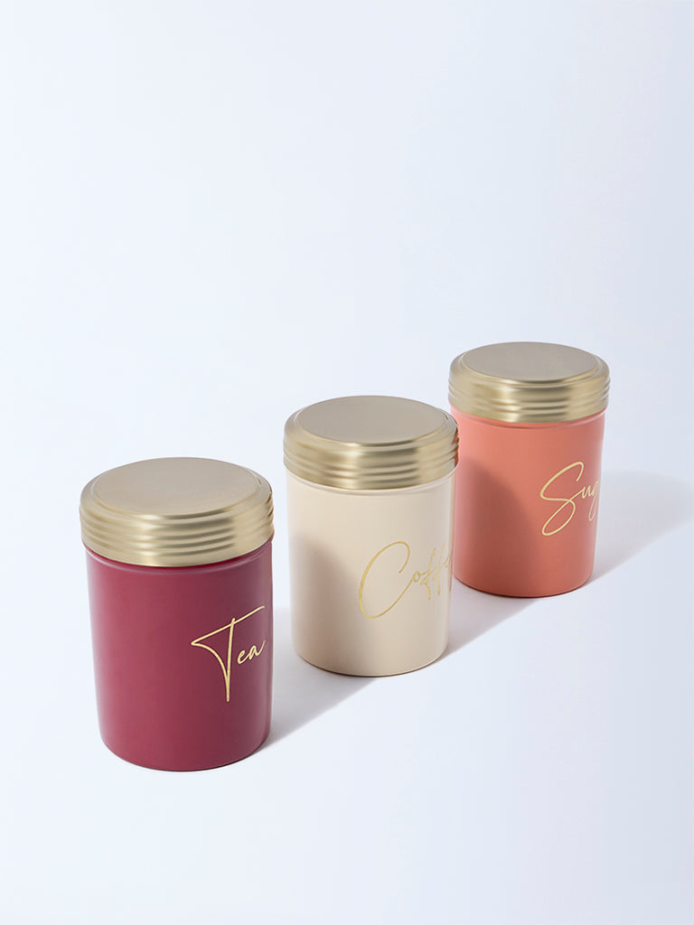 Buy Westside Home Multicolour Tea, Coffee and Sugar Containers