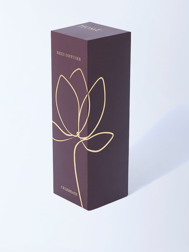 Westside Home Celebrate Fragrance Diffuser with Three Reed Sticks - Festive Season Gift