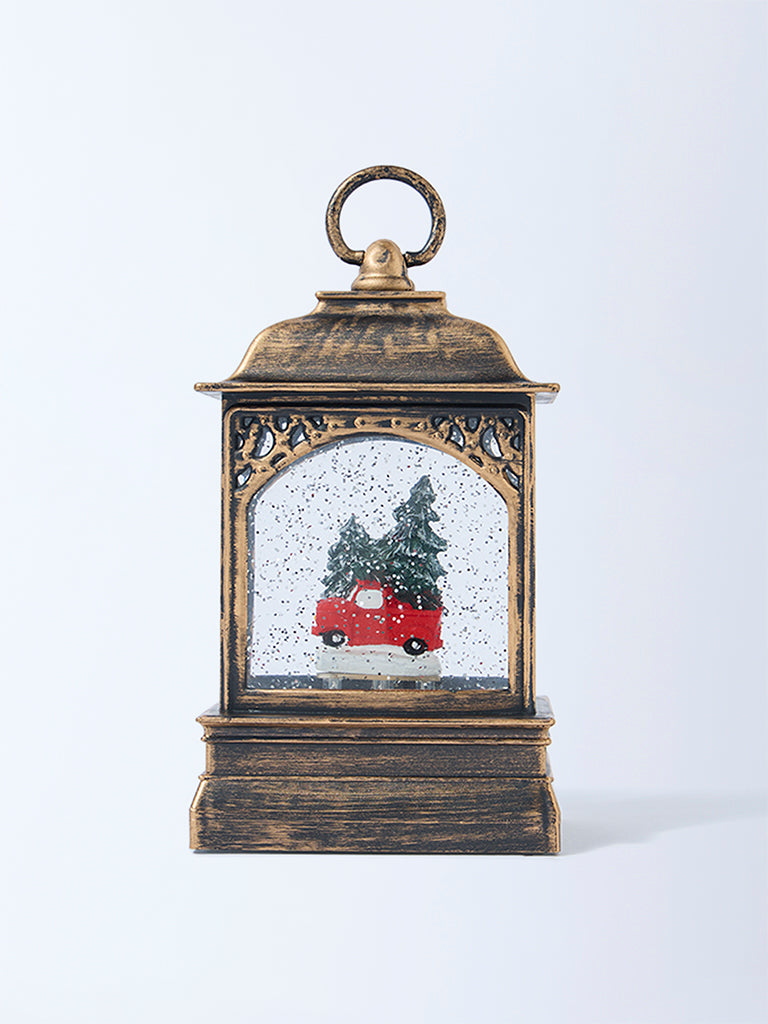 Westside Home Bronze Lantern Christmas Decoration