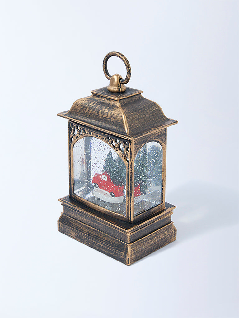 Westside Home Bronze Lantern Christmas Decoration