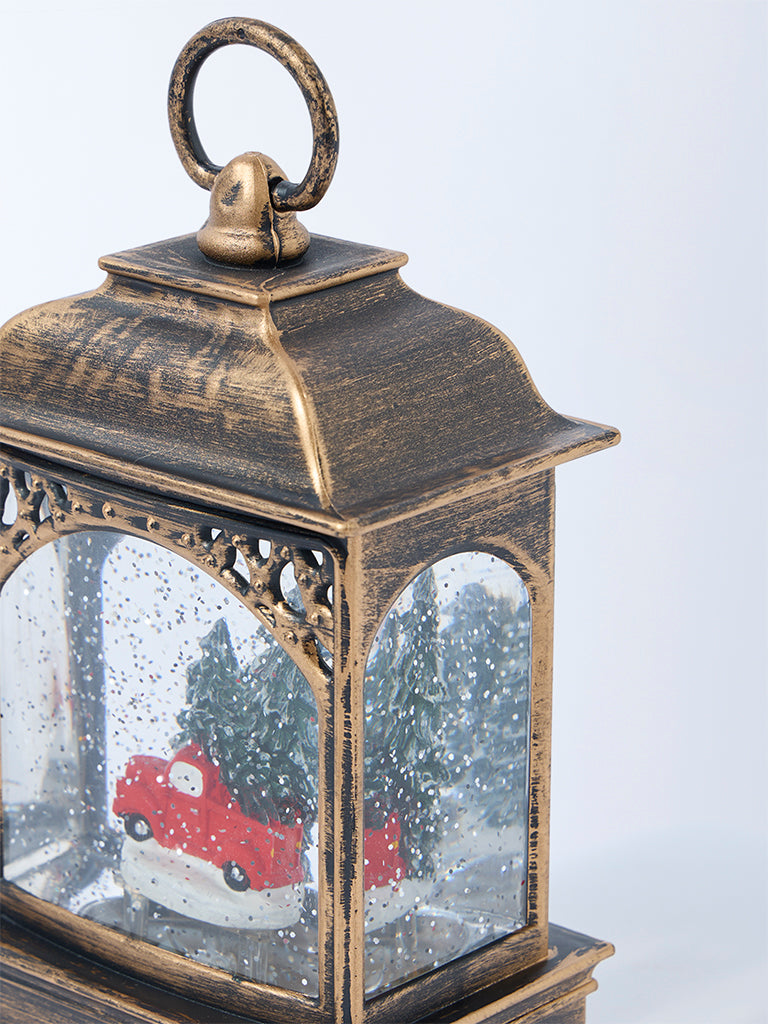 Westside Home Bronze Lantern Christmas Decoration