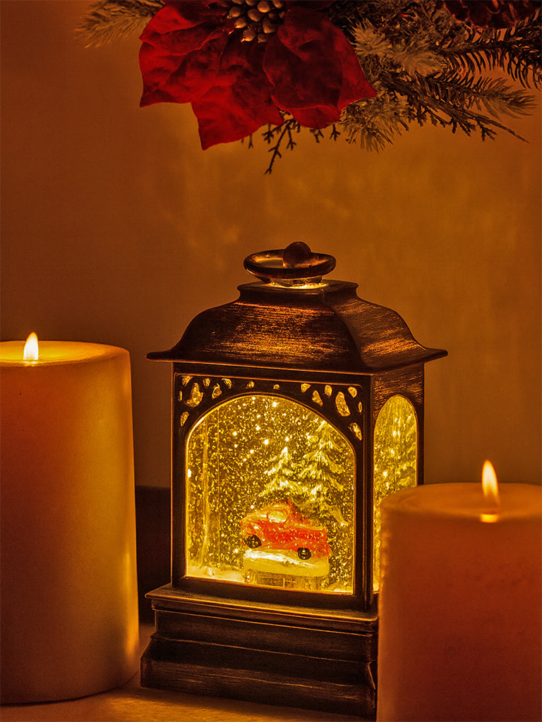 Westside Home Bronze Lantern Christmas Decoration