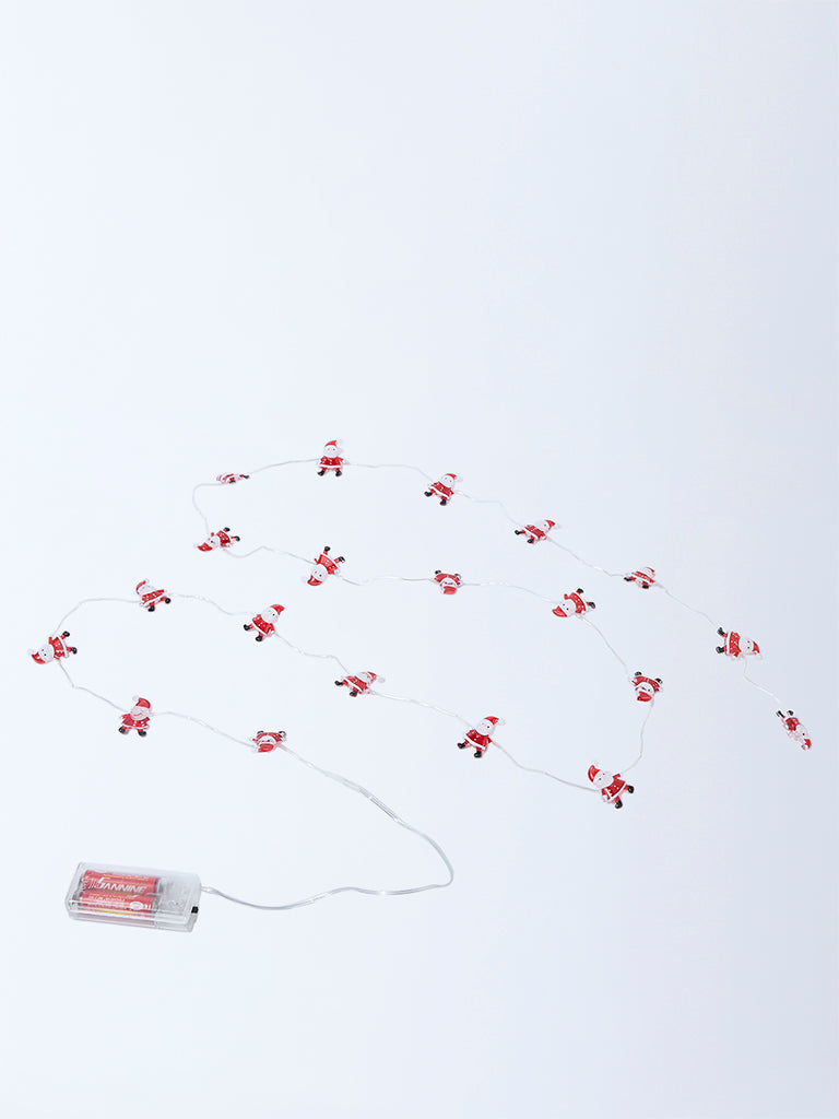 Westside Home Red Santa String Lights Christmas Decoration